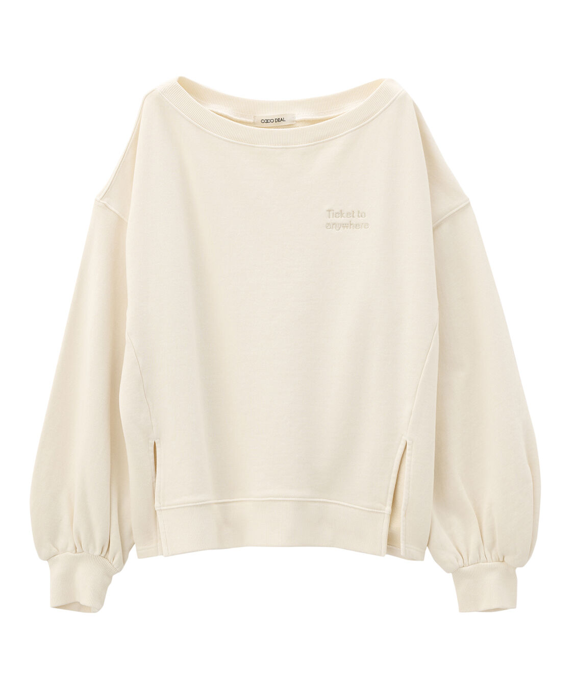 COCO DEAL「刺繍ロゴスウェット」|スウェット・ジャージ|