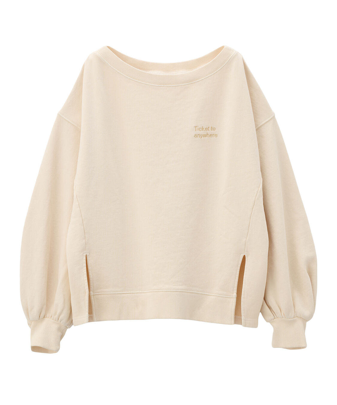 COCO DEAL「刺繍ロゴスウェット」|スウェット・ジャージ|オレンジベージュ