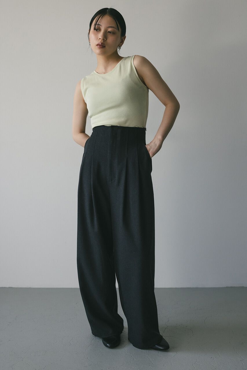 STYLEMIXER「カットオフハイウエストワイドパンツ」|その他|