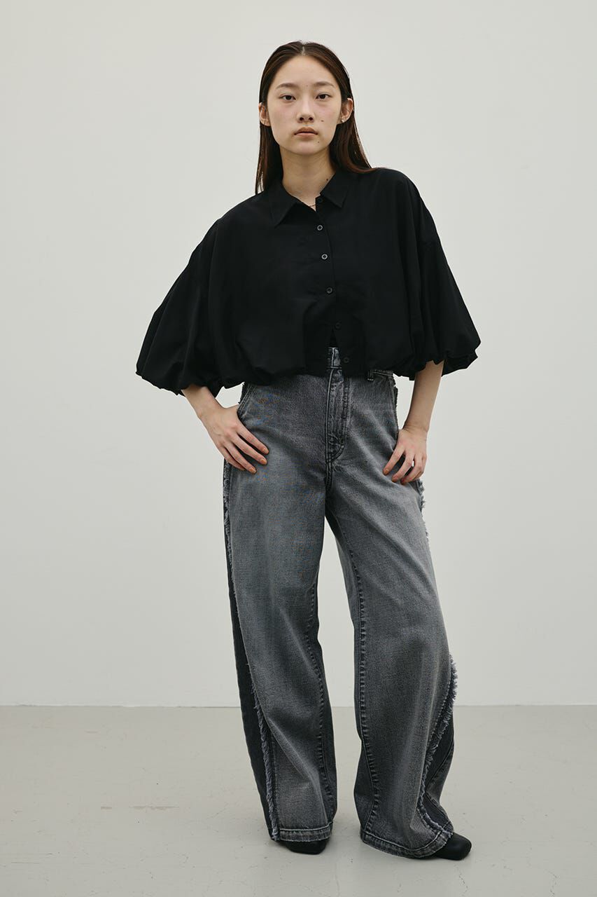 STYLEMIXER「バルーンスリーブシャツ」|シャツ・ブラウス|BLK