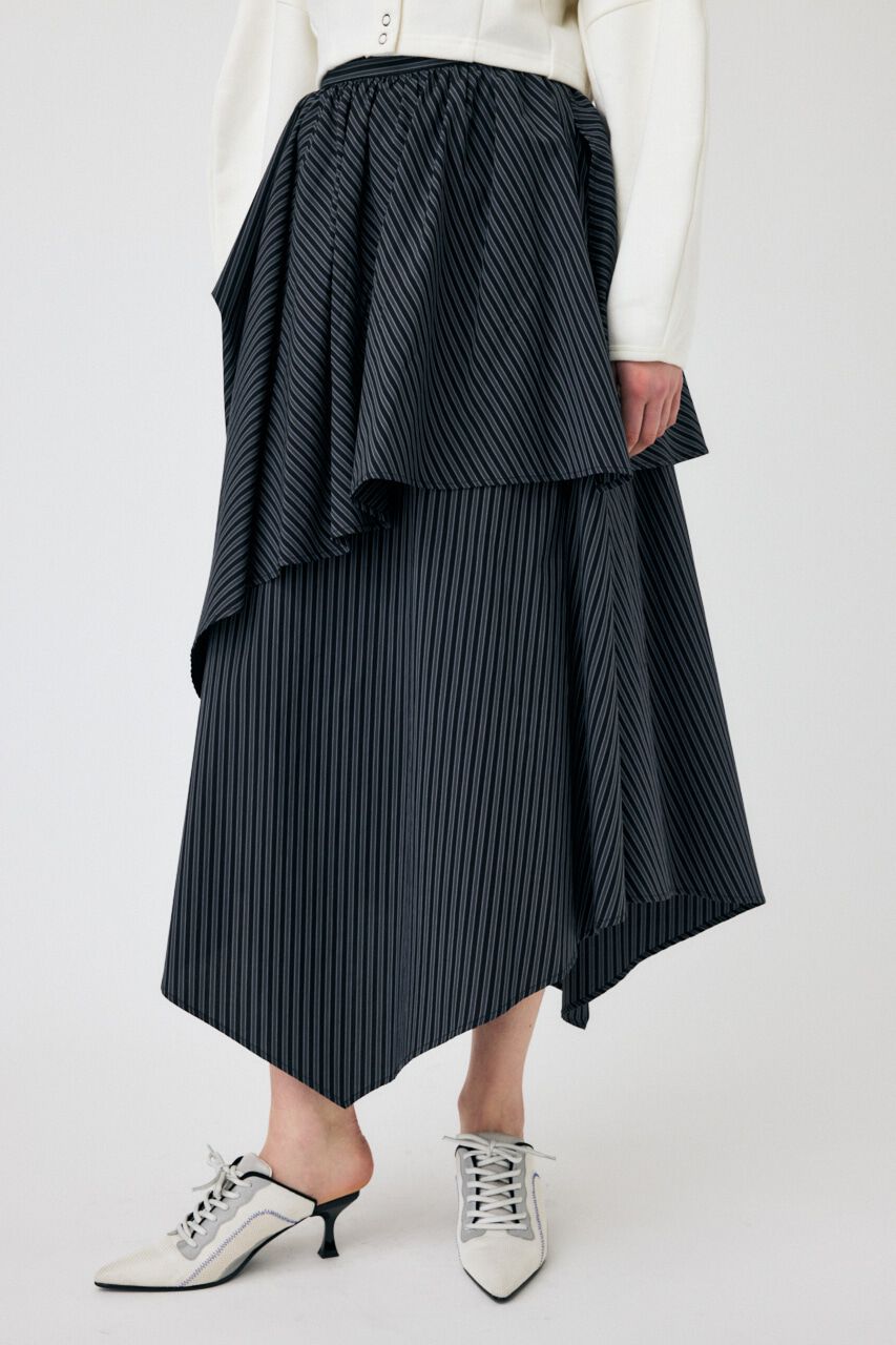 MOUSSY「STRIPED FLARE スカート」|スカート|