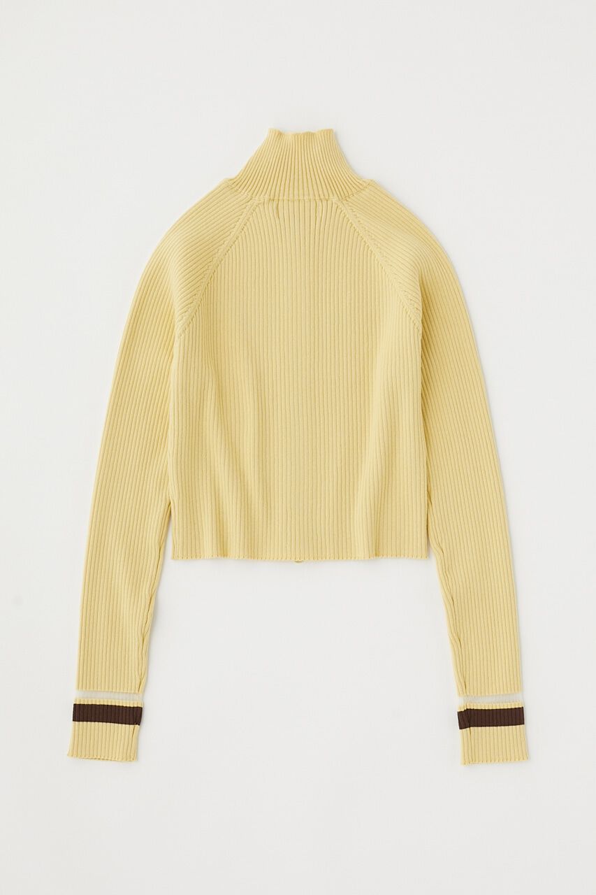 MOUSSY「W ZIP TRUCK ニット」|ニット・セーター|