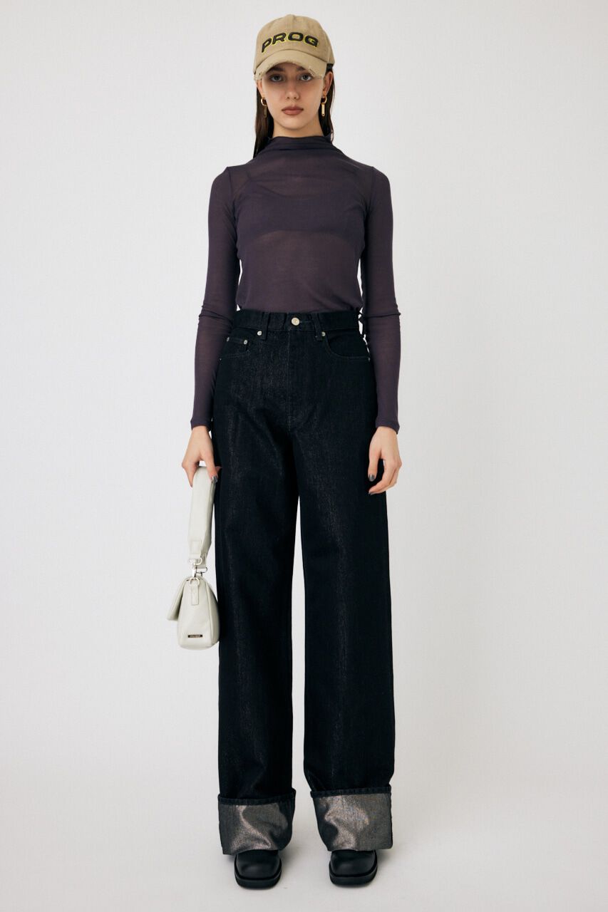 MOUSSY「LOOSE FIT HIGH NECK トップス」|Tシャツ・カットソー|