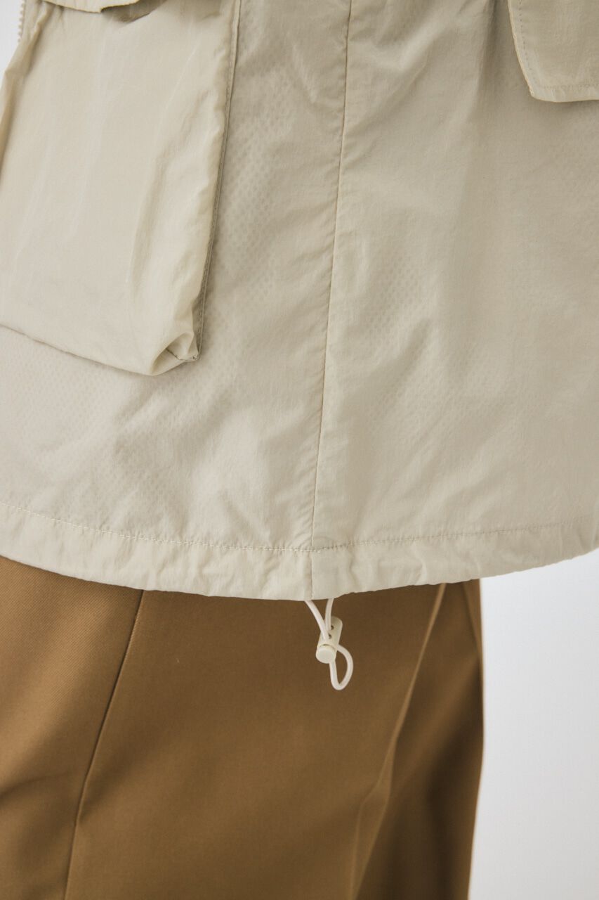 MOUSSY「NYLON ZIP VEST ドレス」|ワンピース|