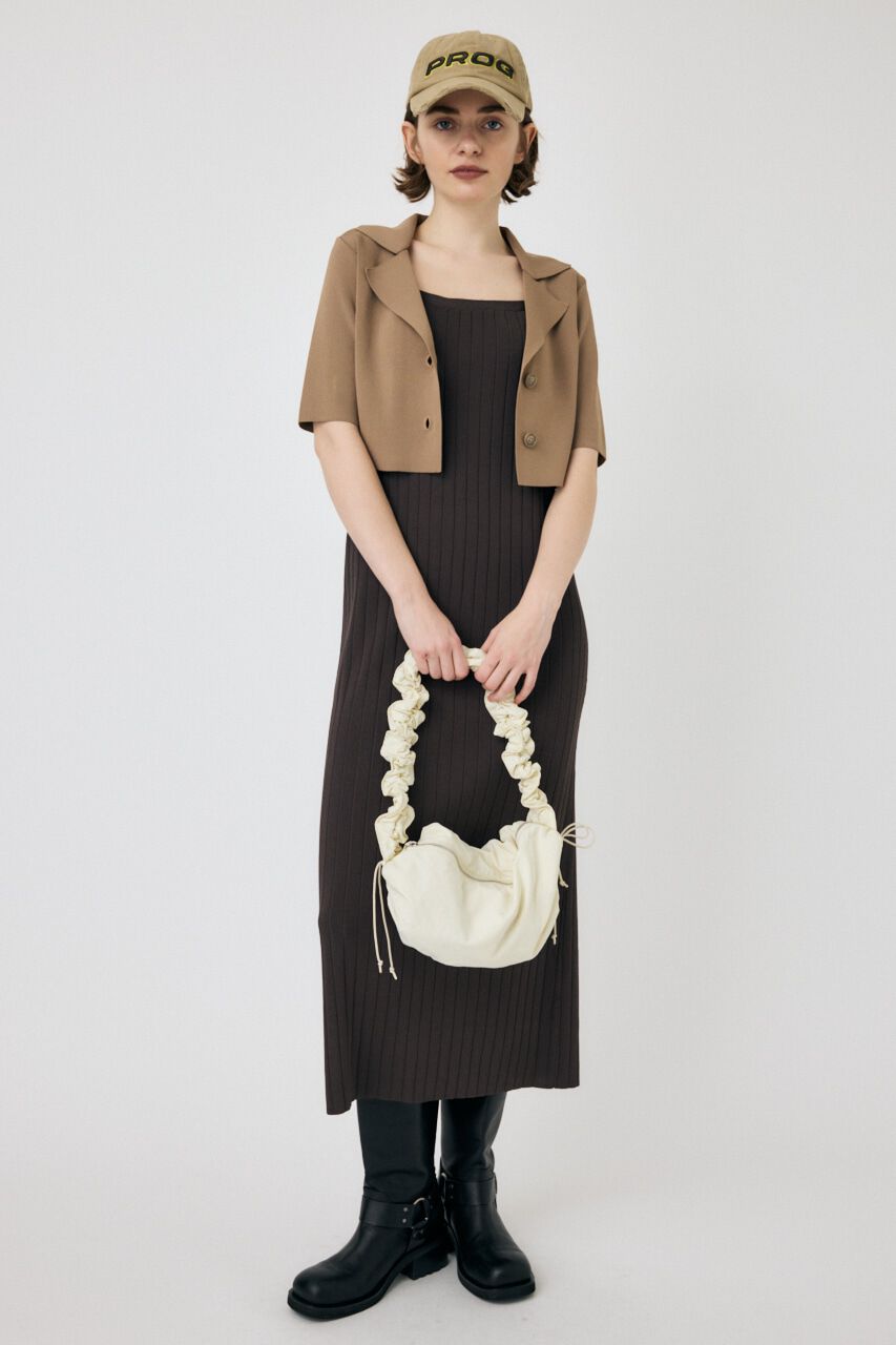 MOUSSY「SHIRT COMBI KNIT ドレス」|ワンピース|