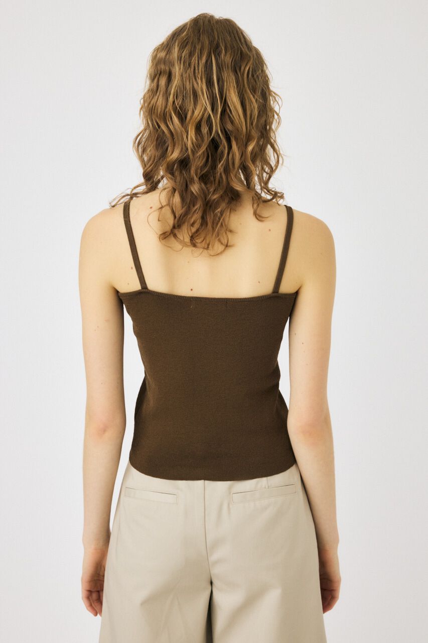 MOUSSY「KNIT キャミ & RIBBON シャツセット」|シャツ・ブラウス|