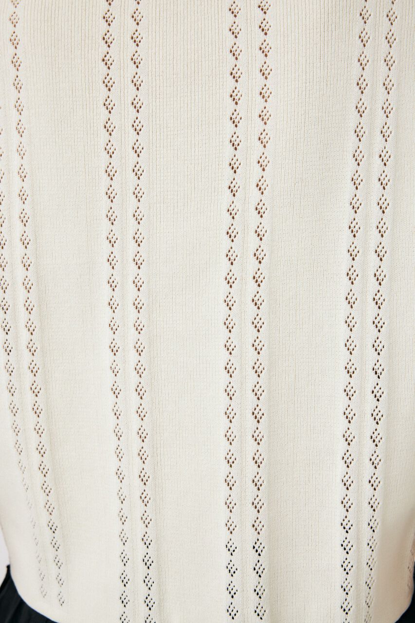 MOUSSY「MOUSSY CROPPED KNIT Tシャツ」|ニット・セーター|