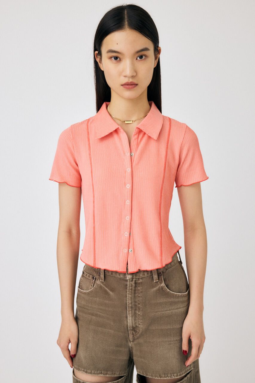 MOUSSY「MELLOW POLO トップス」|シャツ・ブラウス|