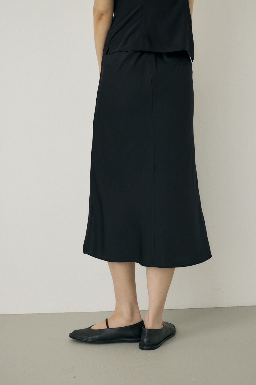 MOUSSY「サテンミディスカート　リサイクルポリエステル&times;レーヨン素材」|スカート|
