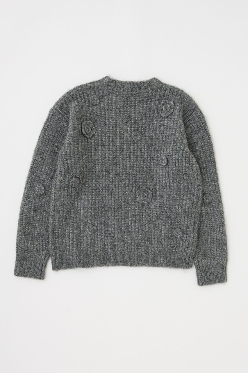 MOUSSY「FLORAL MOTIF OVER セーター」|ニット・セーター|