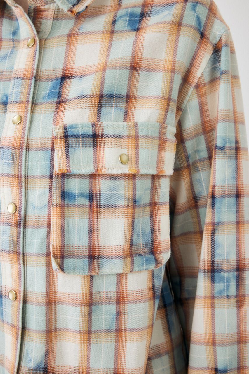 MOUSSY「BLEACH CHECK シャツ」|シャツ・ブラウス|