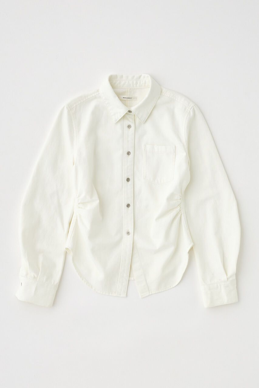MOUSSY「WAIST FIT デニムシャツ」|シャツ・ブラウス|