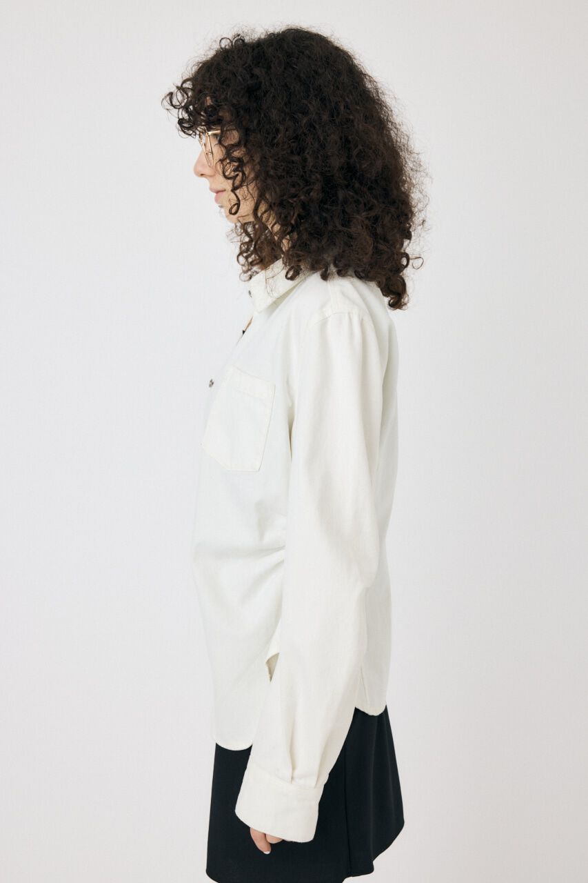 MOUSSY「WAIST FIT デニムシャツ」|シャツ・ブラウス|