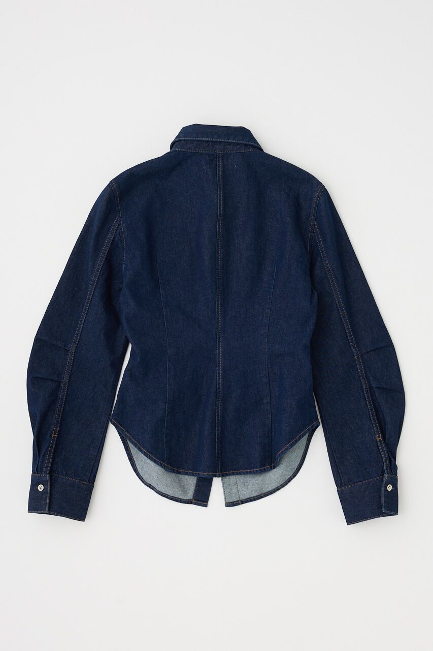 MOUSSY「WAIST FIT デニムシャツ」|シャツ・ブラウス|