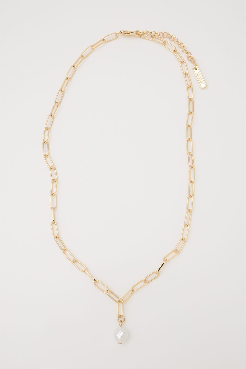 MOUSSY「F/PEARL MIX チェーンセット」|ネックレス|