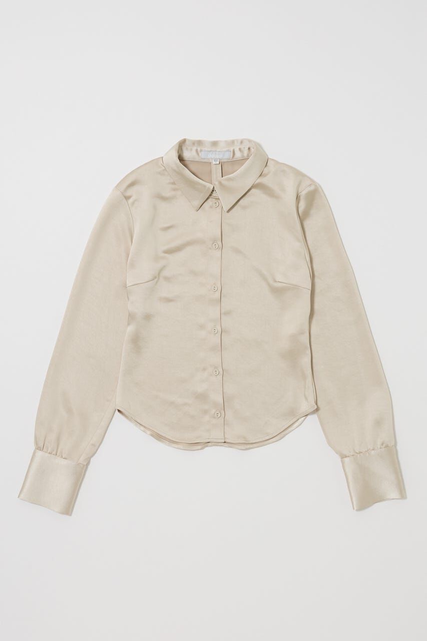 MOUSSY「SATIN FIT シャツ」|シャツ・ブラウス|