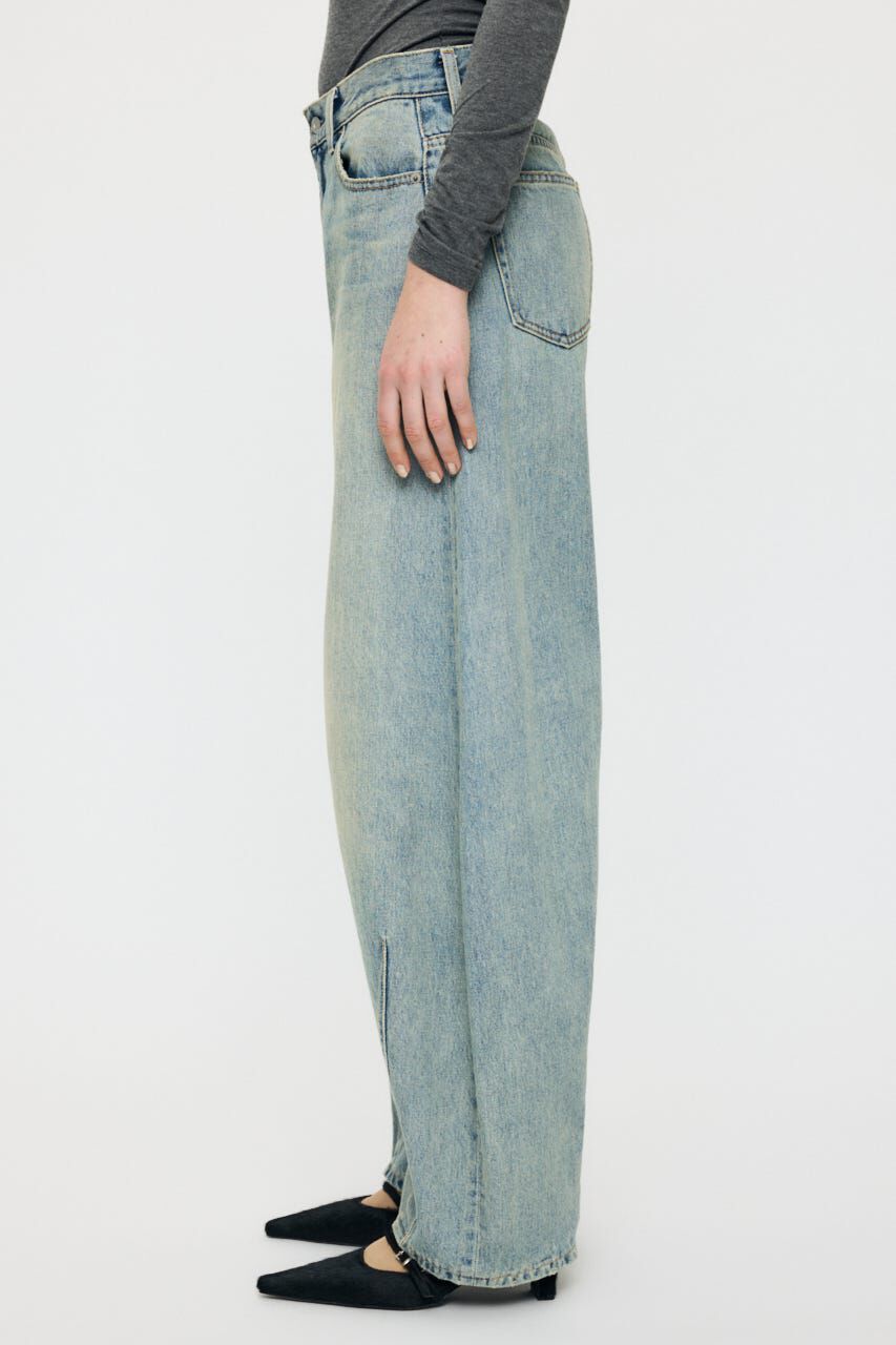 MOUSSY「HORSESHOE バギー」|デニム|