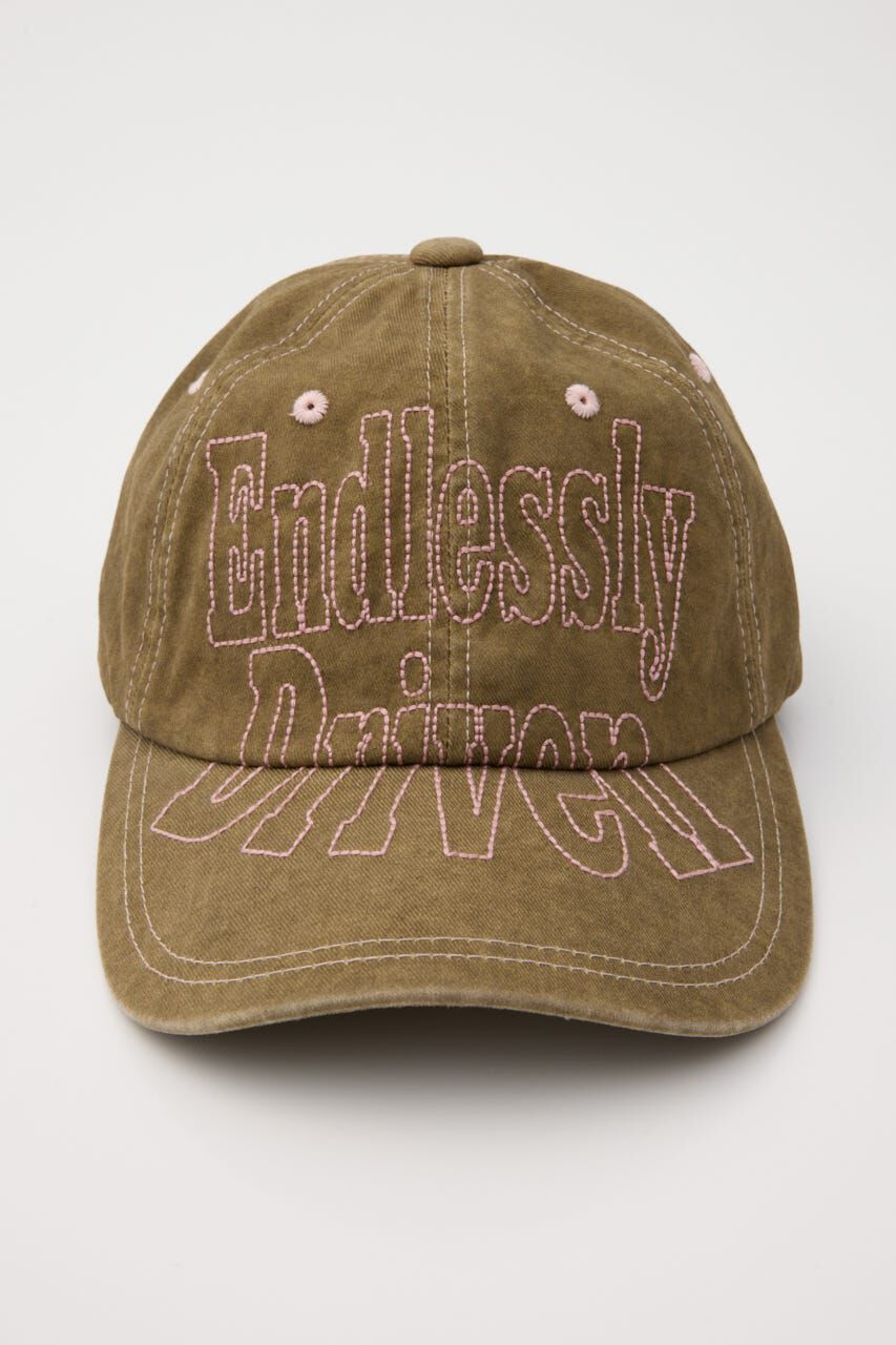 MOUSSY「STITCH LOGO BASEBALL キャップ」|その他|BEG