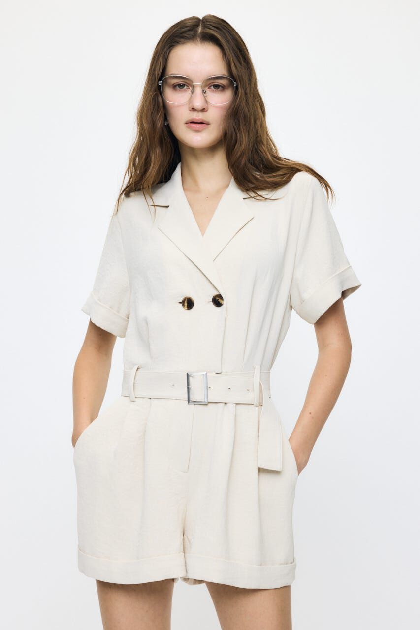 MOUSSY「BELTED SHORT SLEEVE ジャンプスーツ」|その他|