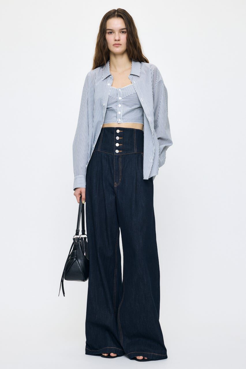 MOUSSY「OVER SHIRT & BUISTIER セット」|シャツ・ブラウス|