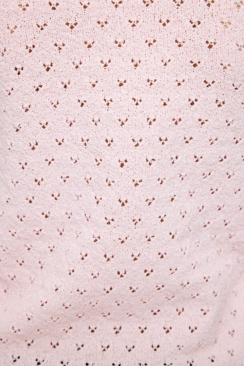 MOUSSY「EYELET BUTTON UP トップス」|ニット・セーター|