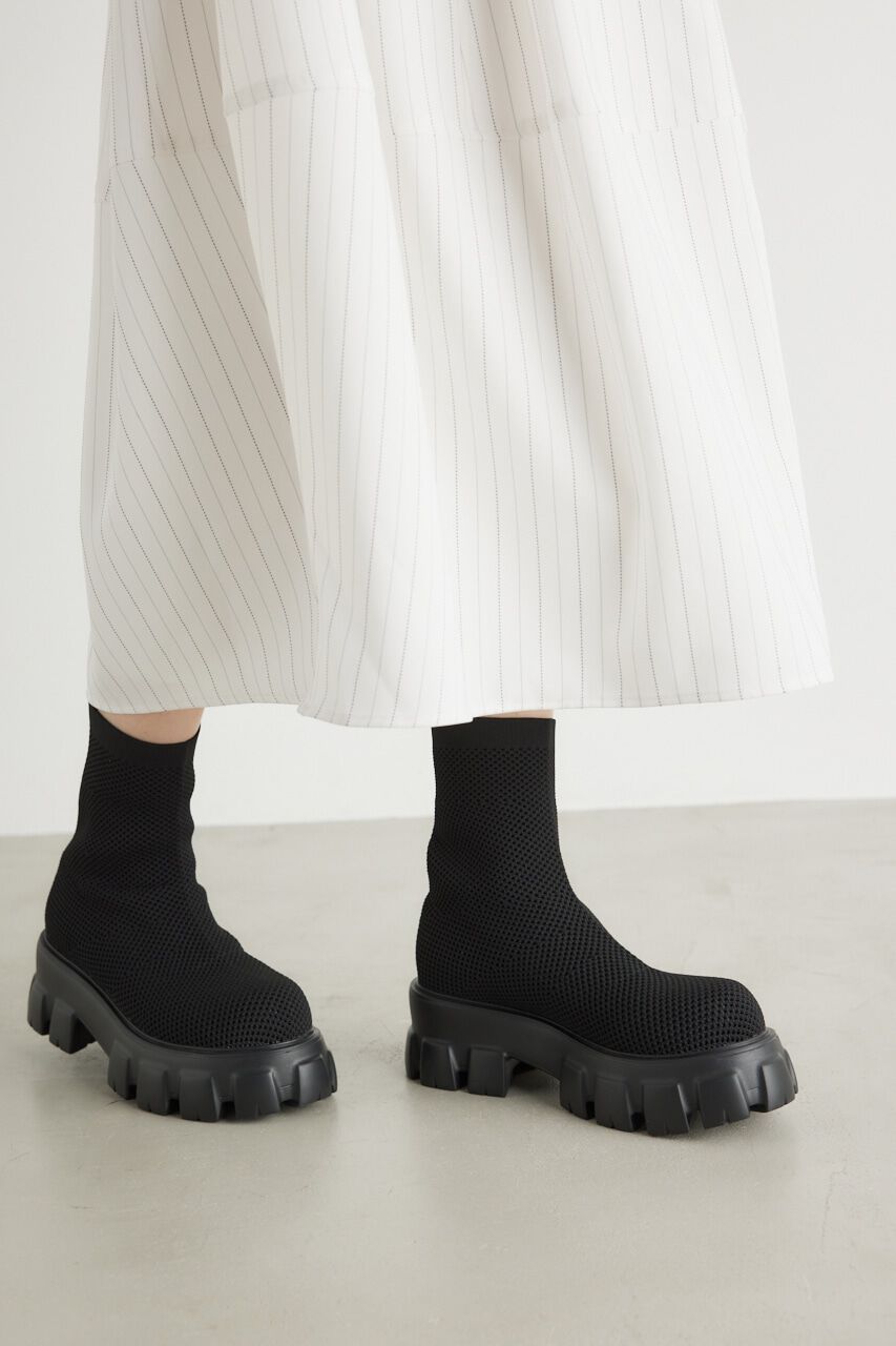 rienda「メッシュニットショートブーツ」|サンダル|