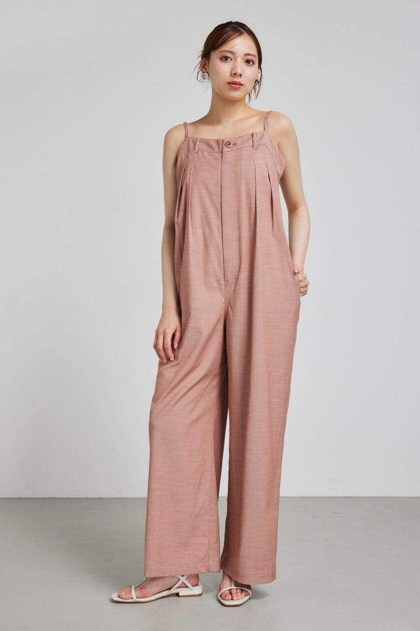 rienda「タックベアストレートロンパース」|その他|