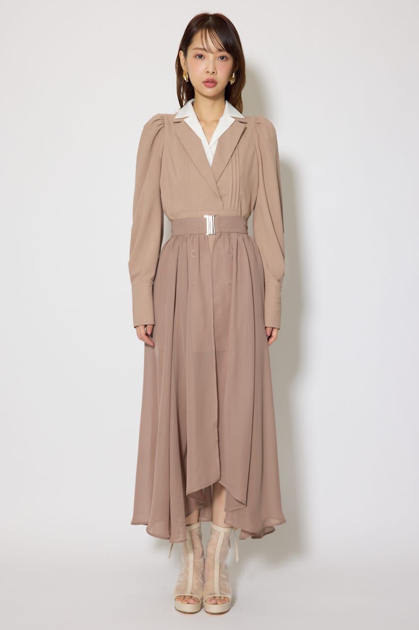 rienda「2WAYテーラーWカラーワンピース」|ワンピース|