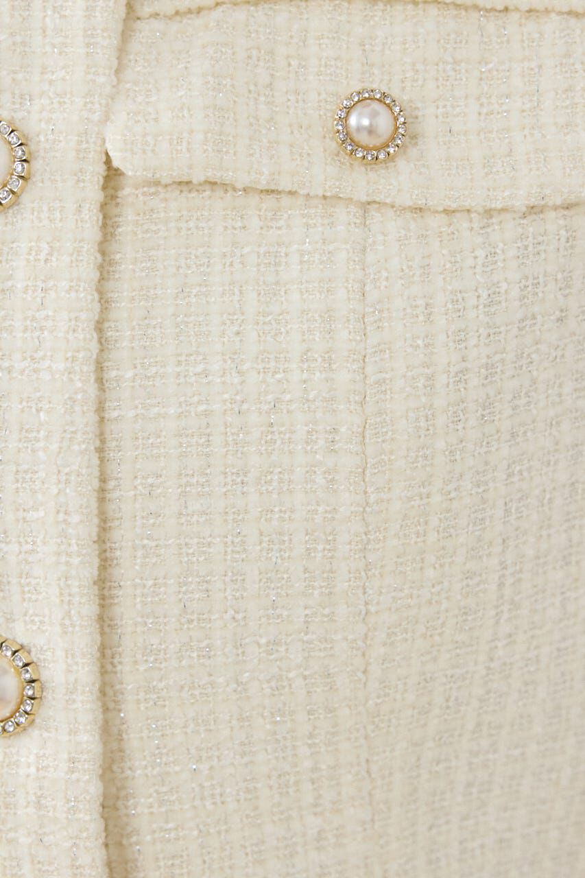 rienda「ノースリーブツイードトップス」|シャツ・ブラウス|