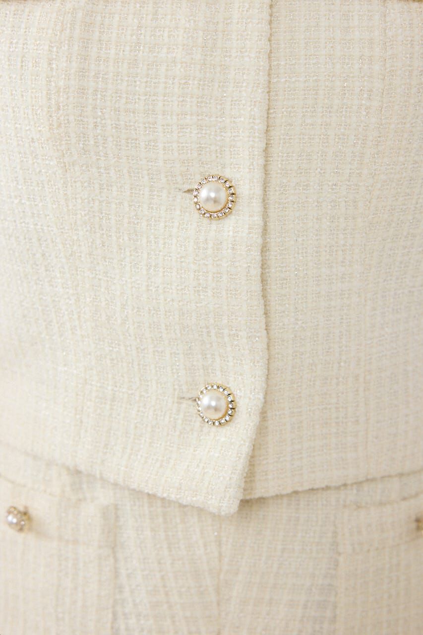 rienda「ノースリーブツイードトップス」|シャツ・ブラウス|