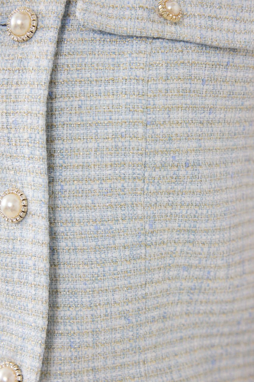 rienda「ノースリーブツイードトップス」|シャツ・ブラウス|