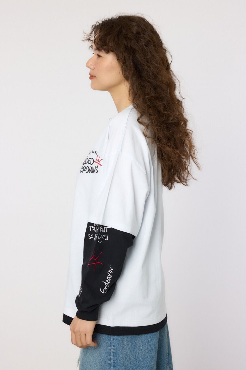 RODEO CROWNS「フェイクレイヤードロングスリーブTシャツ」|Tシャツ・カットソー|