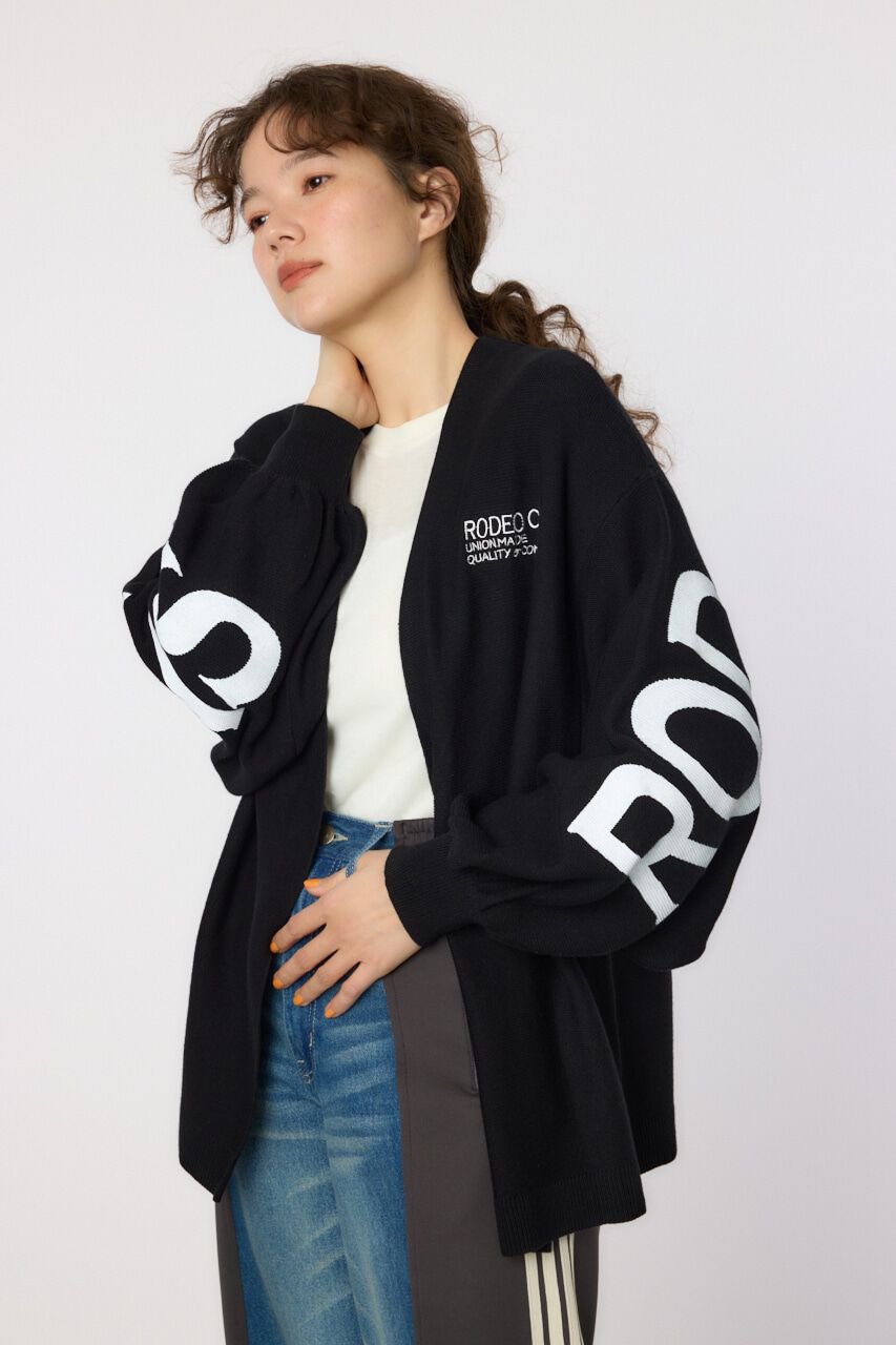 RODEO CROWNS「バックロゴドルマンニットカーディガン」|ニット・セーター|
