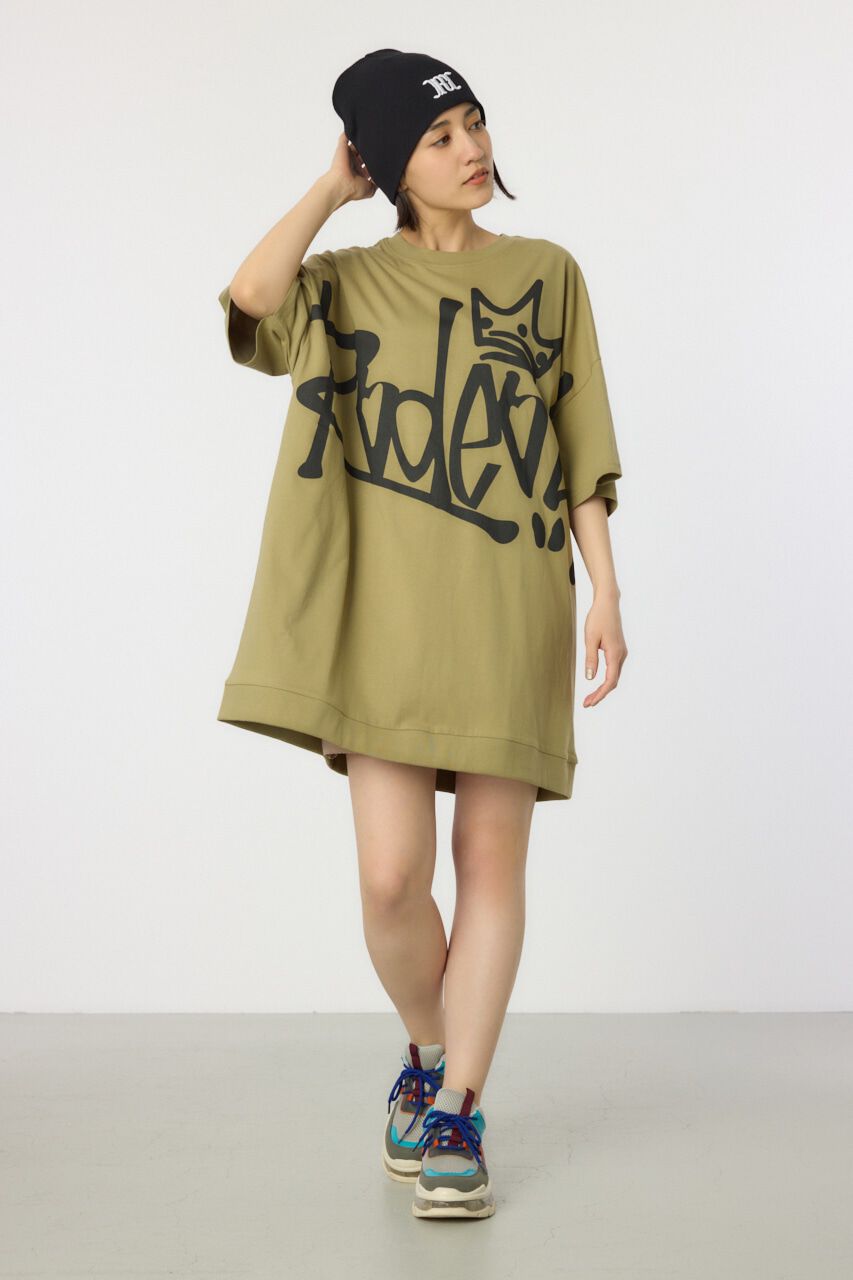 RODEO CROWNS「BIG SIGN LOGO Tワンピース」|ワンピース|