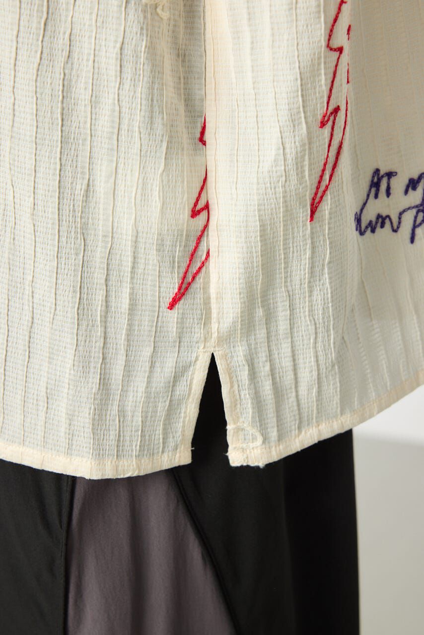 RODEO CROWNS「エンブロイダリーレタードシャツ」|シャツ・ブラウス|