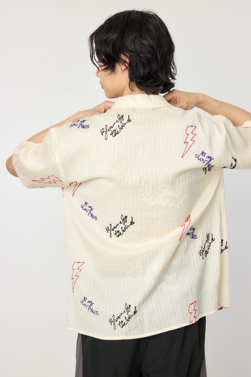 RODEO CROWNS「エンブロイダリーレタードシャツ」|シャツ・ブラウス|