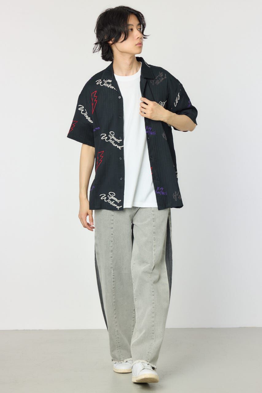 RODEO CROWNS「エンブロイダリーレタードシャツ」|シャツ・ブラウス|