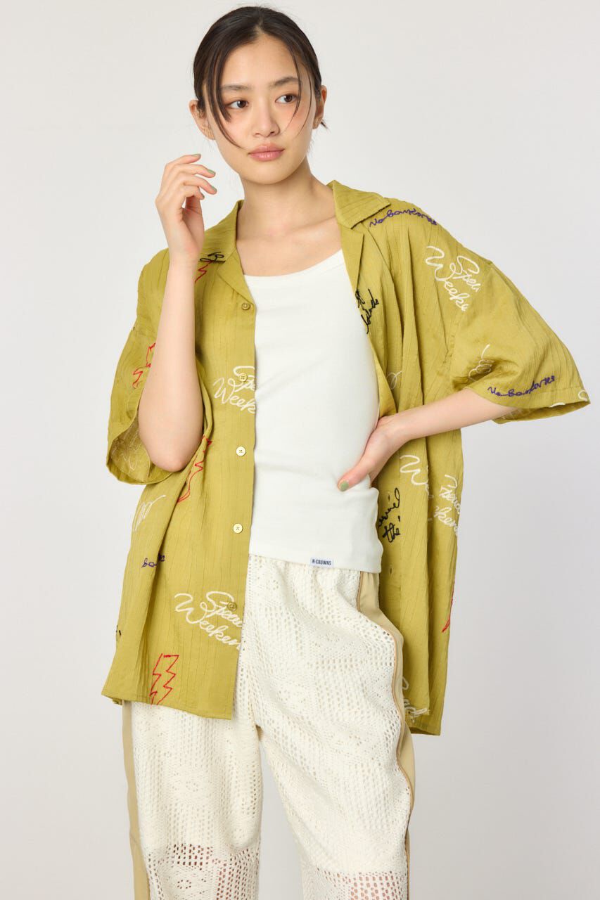 RODEO CROWNS「エンブロイダリーレタードシャツ」|シャツ・ブラウス|MST