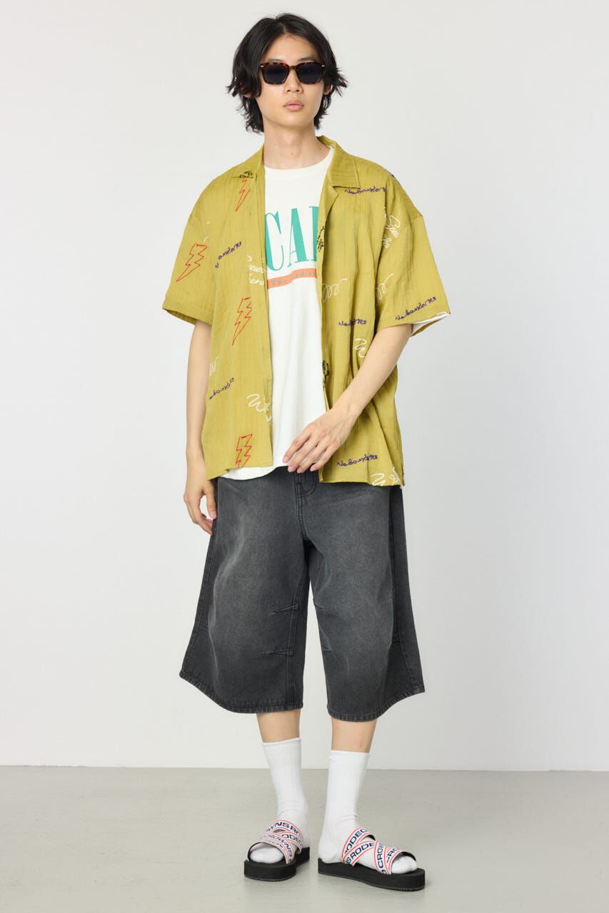 RODEO CROWNS「エンブロイダリーレタードシャツ」|シャツ・ブラウス|