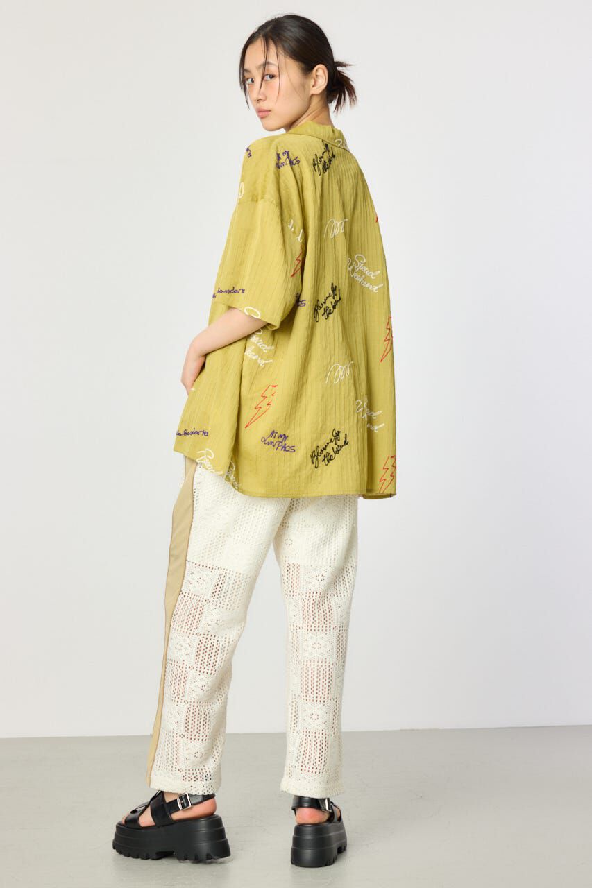 RODEO CROWNS「エンブロイダリーレタードシャツ」|シャツ・ブラウス|