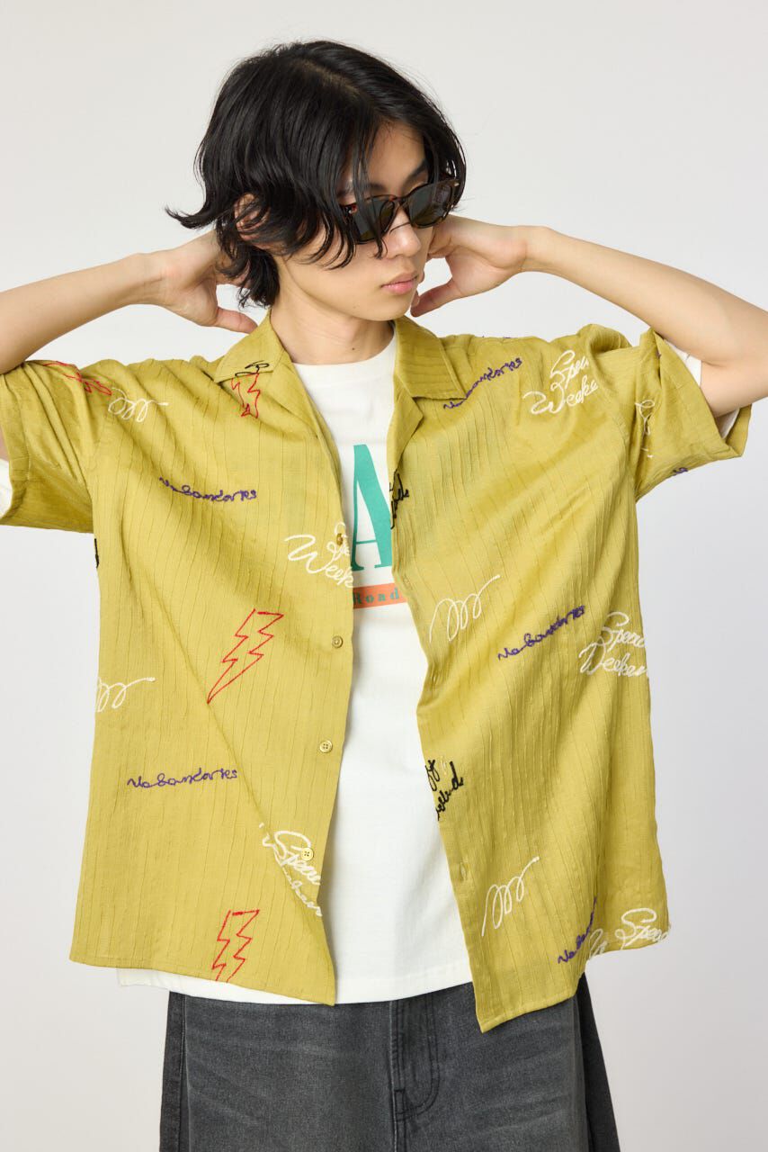 RODEO CROWNS「エンブロイダリーレタードシャツ」|シャツ・ブラウス|