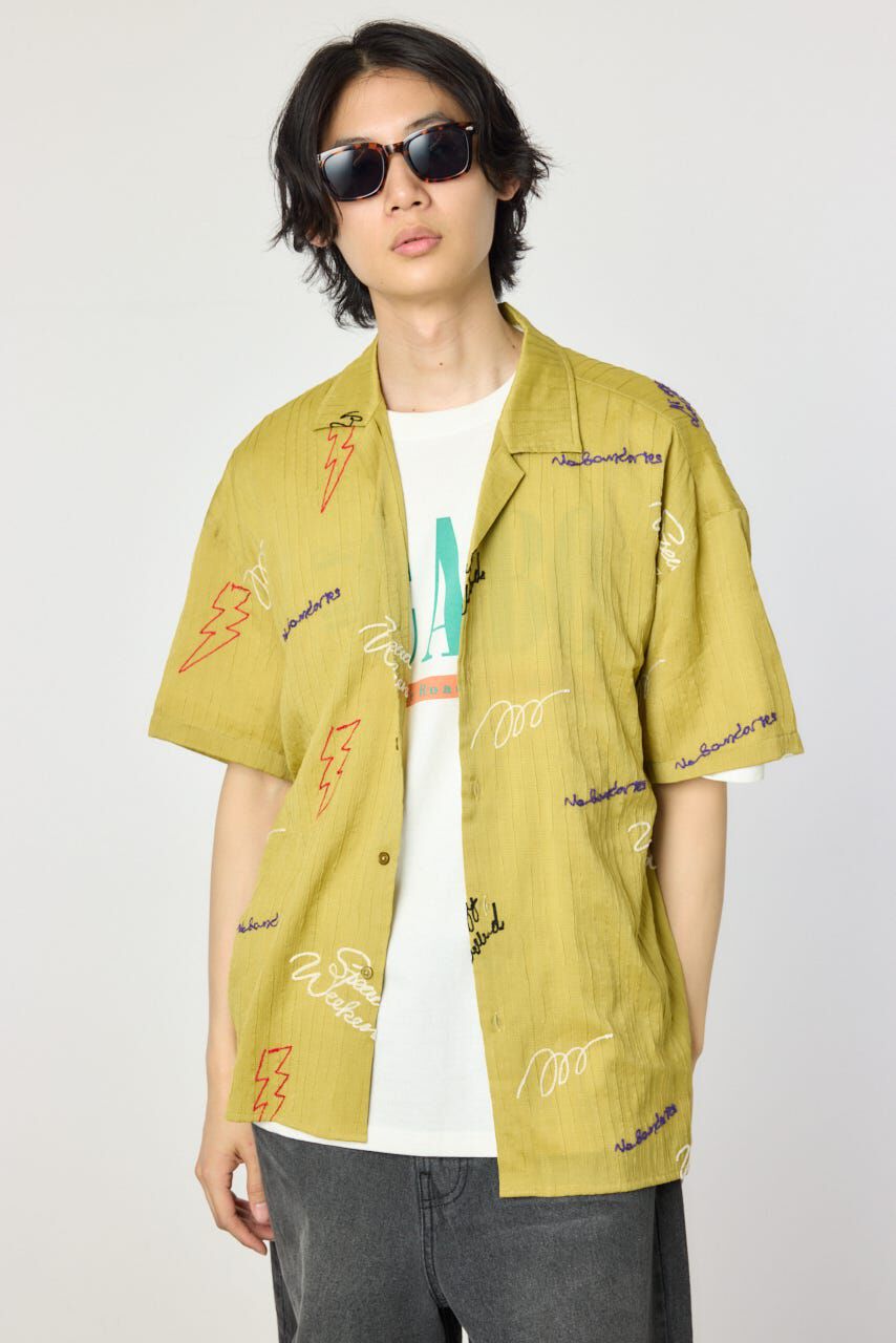 RODEO CROWNS「エンブロイダリーレタードシャツ」|シャツ・ブラウス|