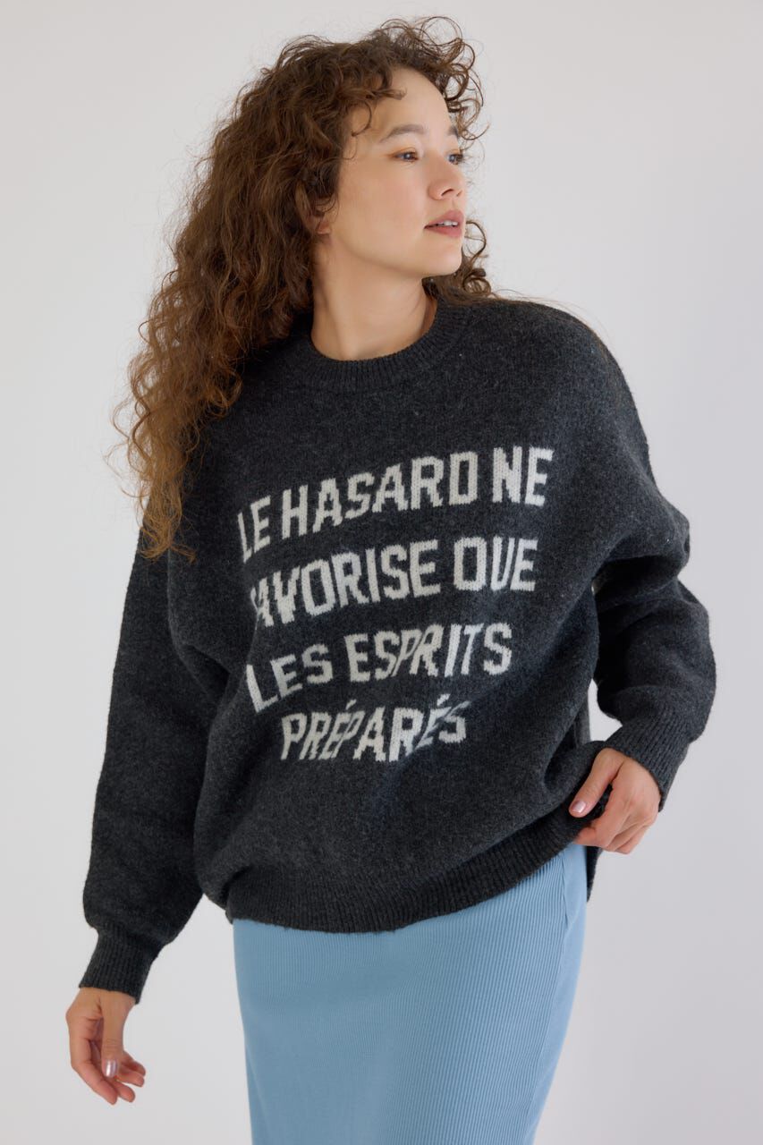 RODEO CROWNS「アソートダブルジャガードニットトップス」|ニット・セーター|BLK