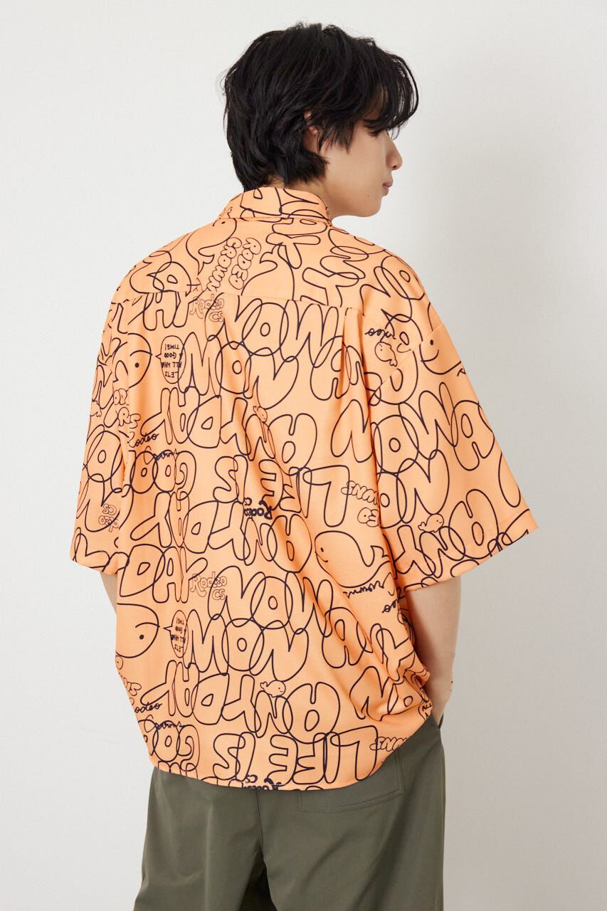 RODEO CROWNS「ドローイングホエールシャツ」|シャツ・ブラウス|