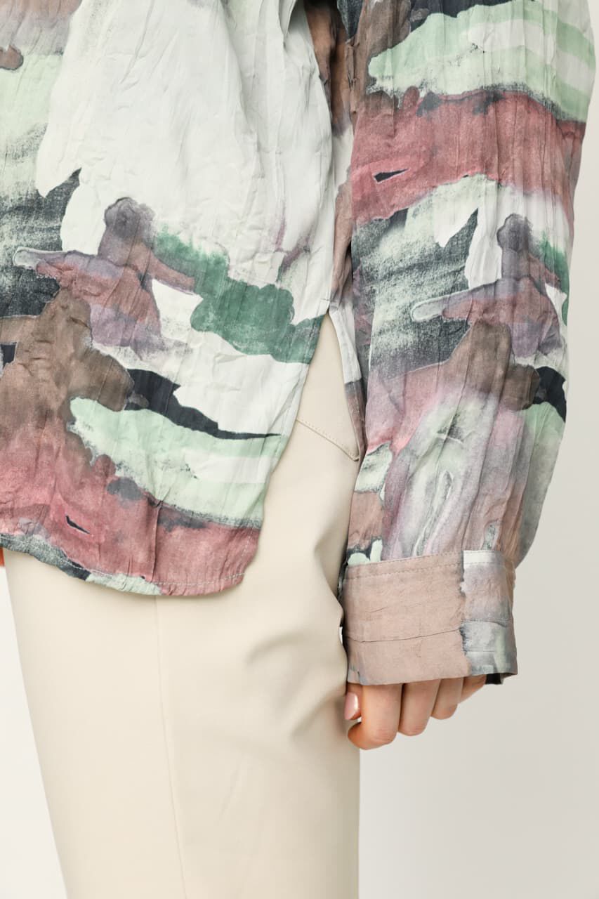 SLY「MUSS PAINT WRINKLE シャツ」|シャツ・ブラウス|