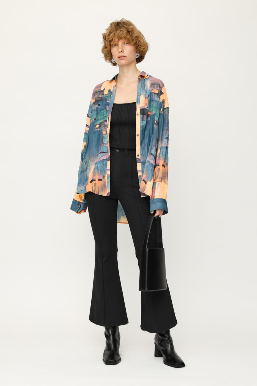 SLY「MUSS PAINT WRINKLE シャツ」|シャツ・ブラウス|