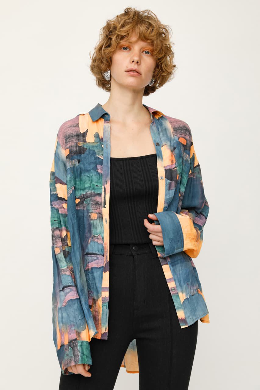SLY「MUSS PAINT WRINKLE シャツ」|シャツ・ブラウス|