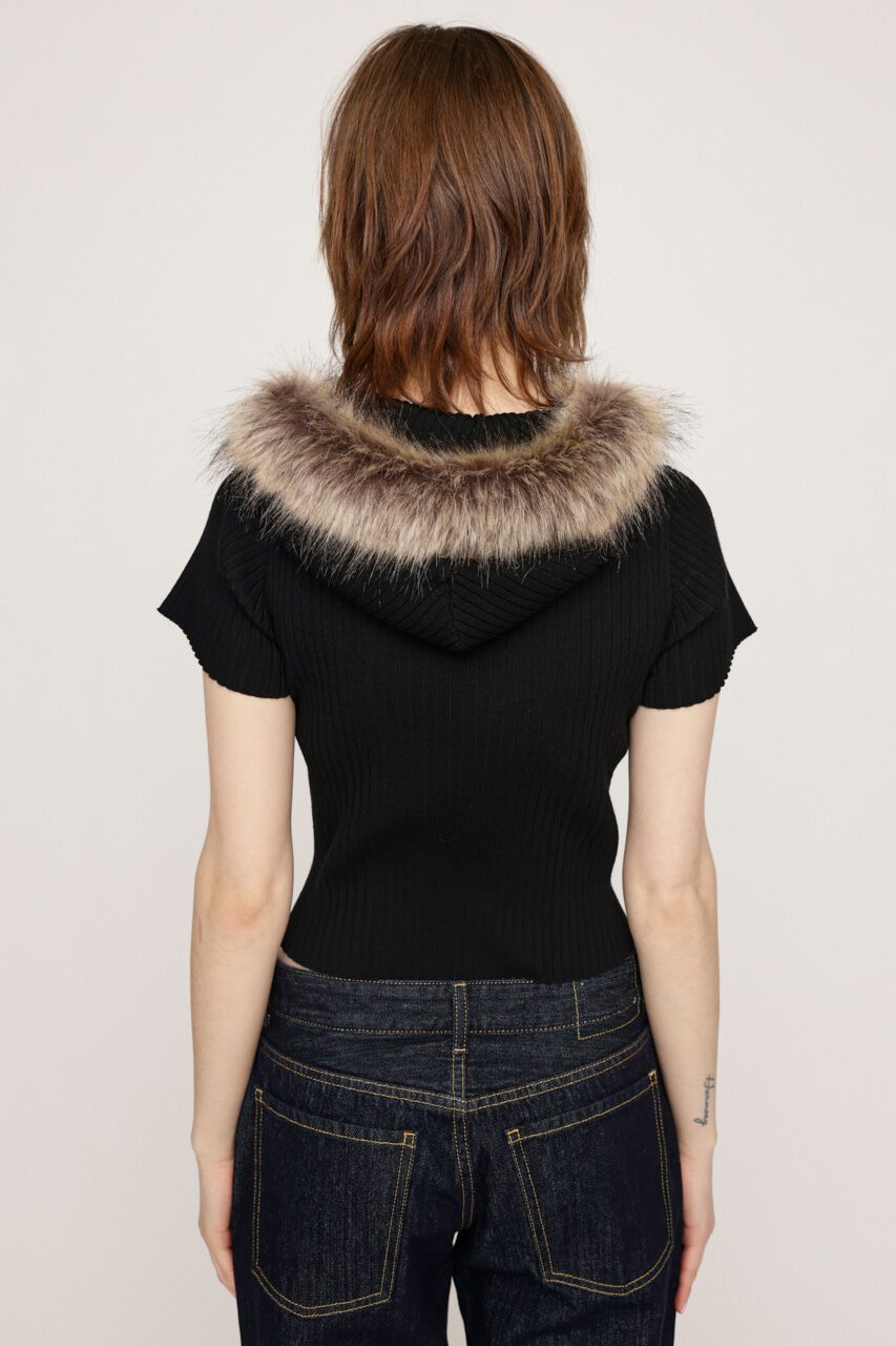 SLY「HinaYoshiharaxSLY KNIT HOODIE」|ニット・セーター|