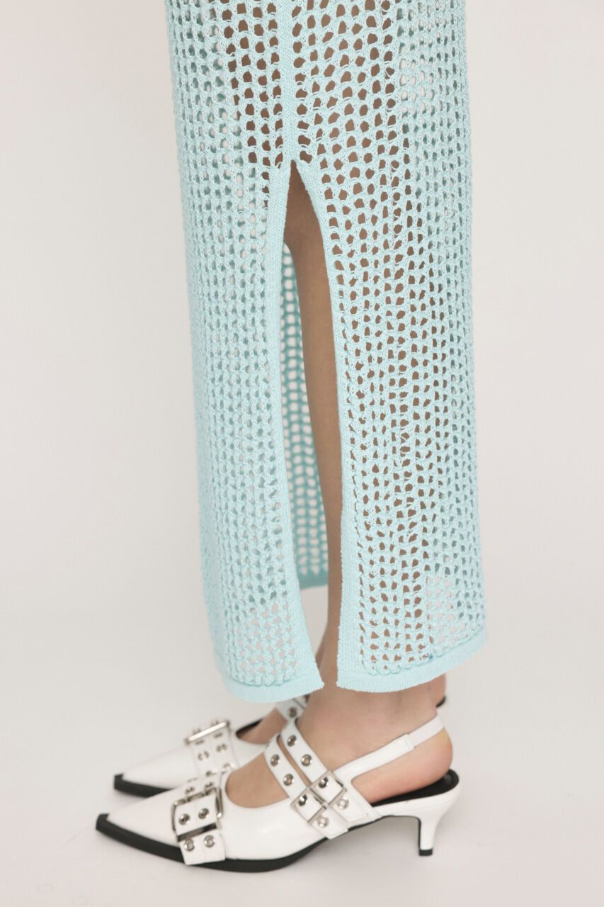 SLY「CROCHET I LINE ロングスカート」|スカート|
