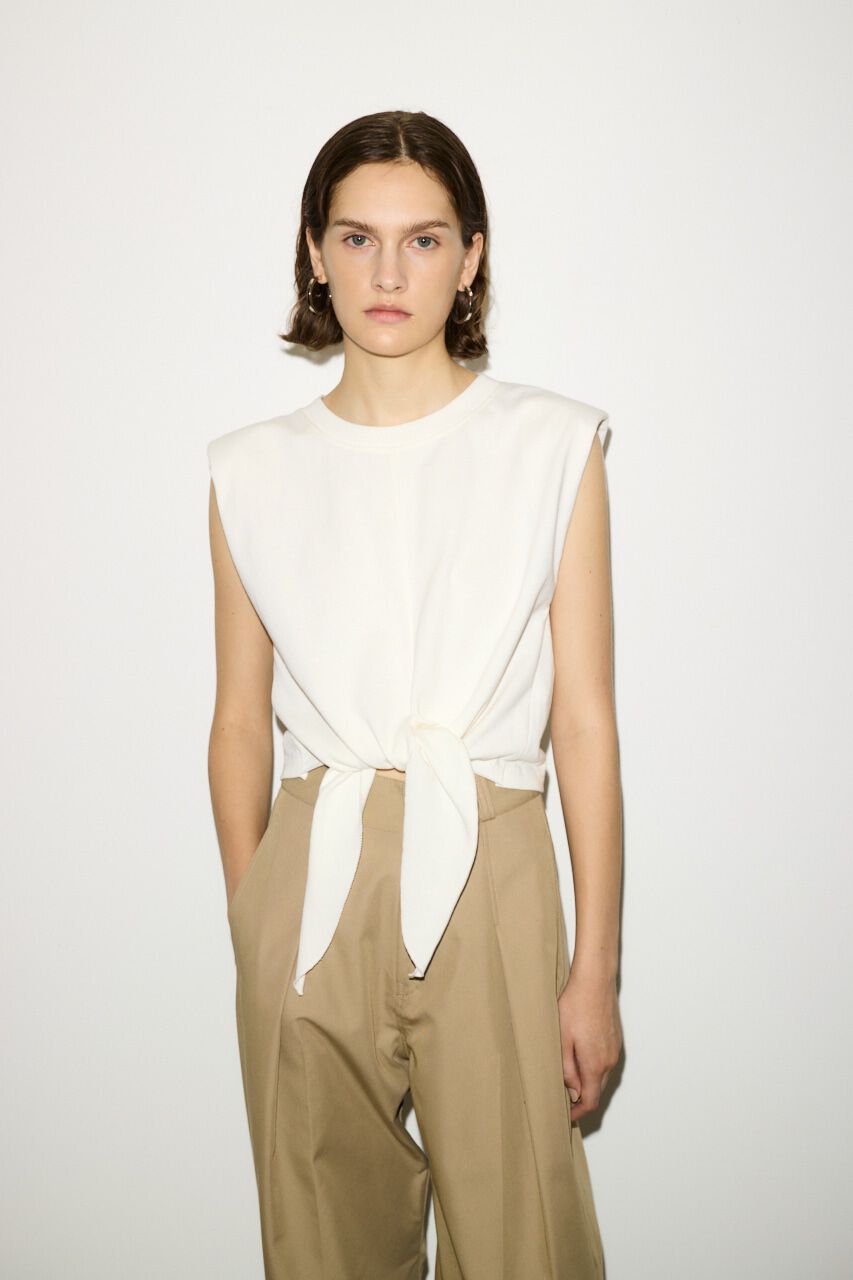 SLY「PADDED TIE トップス」|タンクトップ|WHT